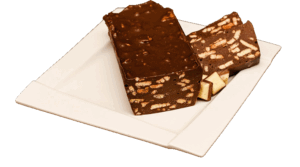 BLOK CIEMNY - Masa czekoladowa ciemna z herbatnikami.