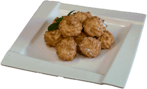 KOKOSANKI - Ciasto kokosowe w formie różyczki.