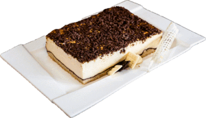 SERNIK ISAURA - Sernik przekładany cienkimi warstwami czekolady i kakao na kruchym cieście.