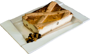 SERNIK KRAKOWSKI - Sernik z bakaliami na kruchym cieście.