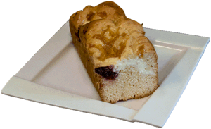 UCIERANIEC SEROWY - Ciasto jogurtowe z serem, brzoskwiniami i wiśniami.