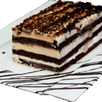 KNOPERS – Ciasto biszkoptowe z kremem o smaku orzecha laskowego.